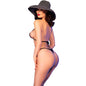 Comprar CHILIROSE CR 4840 Micro Bikini Negro S M – Diseño Elegante En Tul Brillante Para Comodidad Sensual-Noxtic