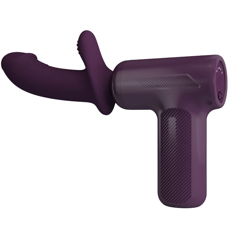 Comprar PRETTY LOVE DJ Scholar Morado – Masajeador Con 5 Configuraciones Para Estimulación Personalizada-Noxtic