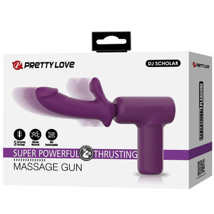 Comprar PRETTY LOVE DJ Scholar Morado – Masajeador Con 5 Configuraciones Para Estimulación Personalizada-Noxtic