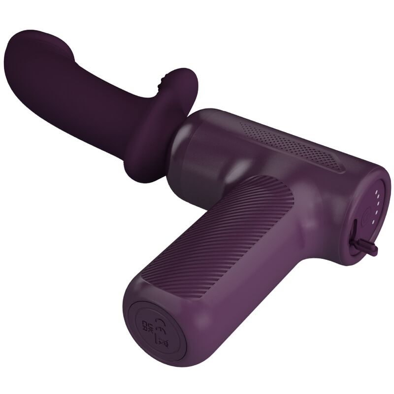 Comprar PRETTY LOVE DJ Scholar Morado – Masajeador Con 5 Configuraciones Para Estimulación Personalizada-Noxtic