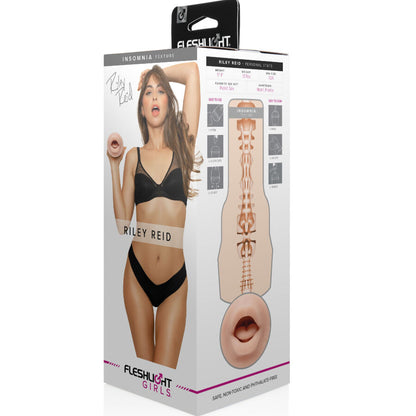 Comprar FLESHLIGHT Riley Reid Insomnia Boca – Diseño Innovador Para Placer Personalizado-Noxtic