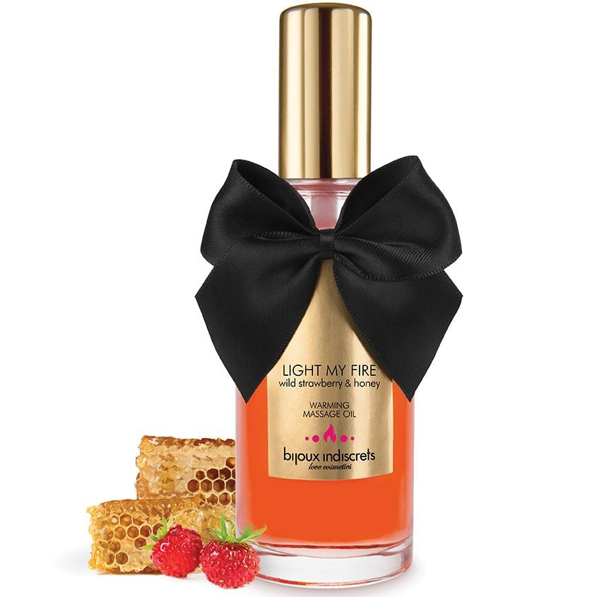 Comprar BIJOUX Aceite Masaje Efecto Calor Aroma Fresa – Aceite Aromático Para Momentos Sensuales Con Efecto Calor-Noxtic