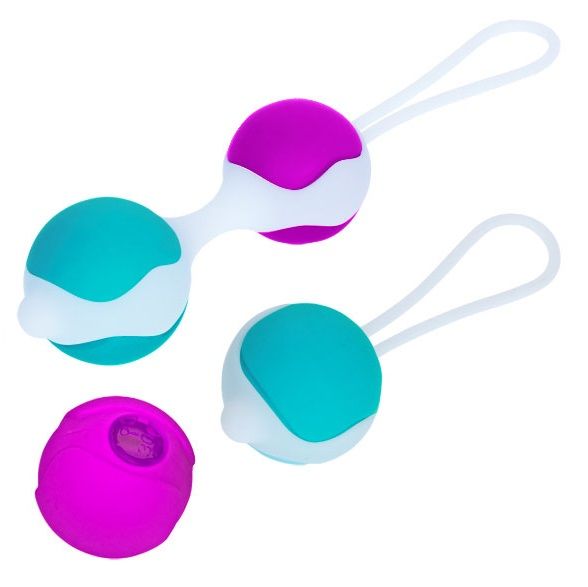 Comprar Pretty Love Flirtation Orgasmic Ball Deluxe – Set De Bolas Intercambiables Para Sensaciones Intensas-Noxtic