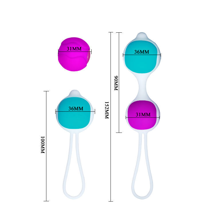 Comprar Pretty Love Flirtation Orgasmic Ball Deluxe – Set De Bolas Intercambiables Para Sensaciones Intensas-Noxtic