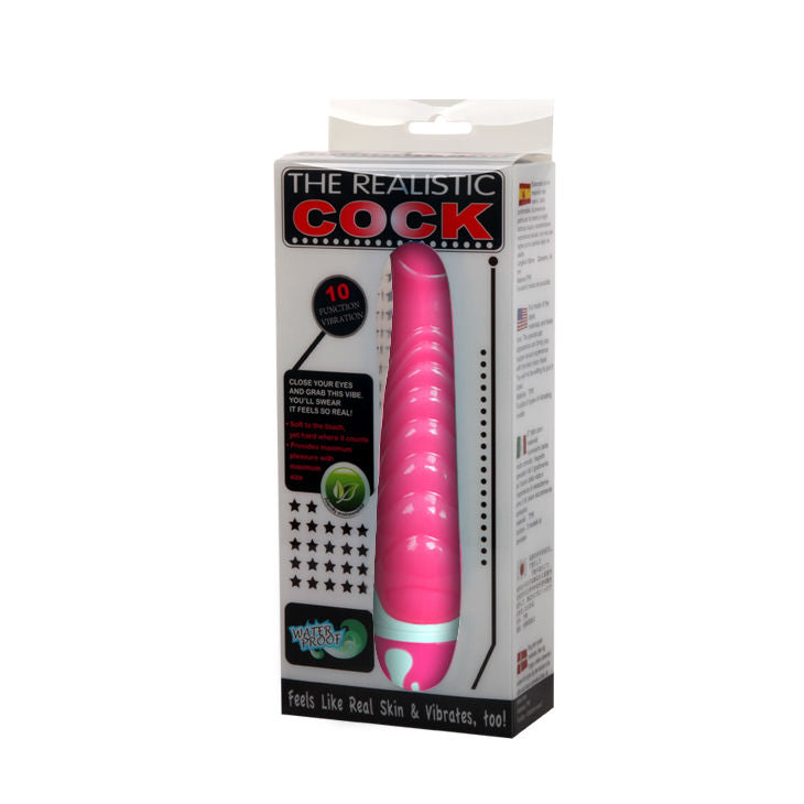 Comprar BAILE Vibrador Realista Rosa – Estimulador Ergonómico Con 10 Funciones De Vibración-Noxtic