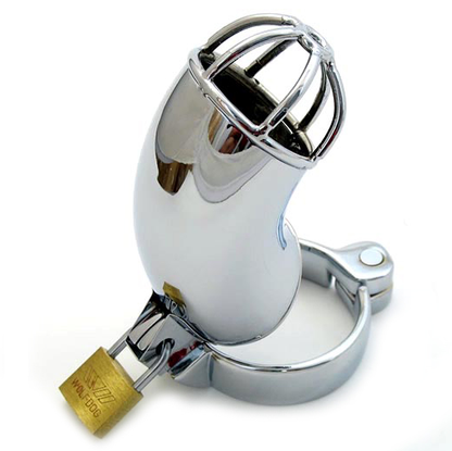Comprar METAL HARD Anillo De Castidad Lancelot – Cinturón De Acero Inoxidable Con Diseño Seguro-Noxtic