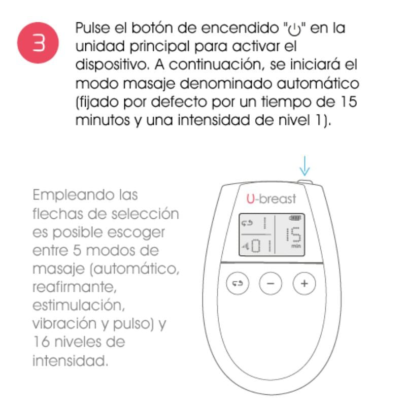 Comprar 500 Cosmetics U Breast – Dispositivo De Electroestimulación Para Aumento Natural De Pechos-Noxtic