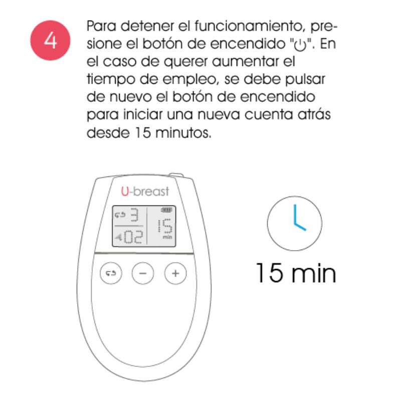 Comprar 500 Cosmetics U Breast – Dispositivo De Electroestimulación Para Aumento Natural De Pechos-Noxtic