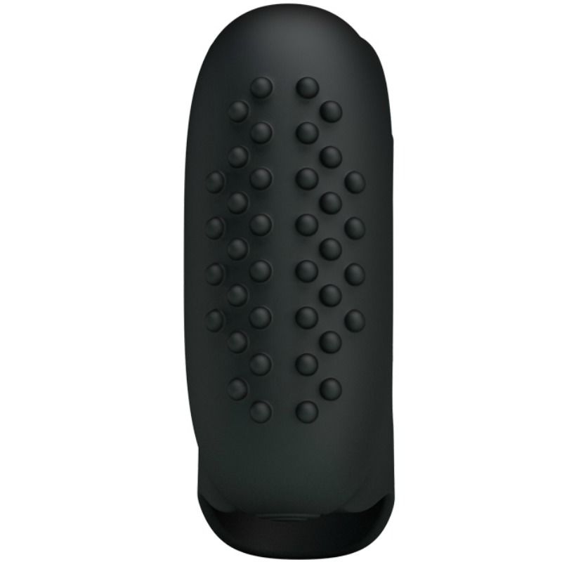 Comprar PRETTY LOVE Flirtation Dedal Con Vibración Negro – Textura Suave Con Estimulación Intensificada-Noxtic