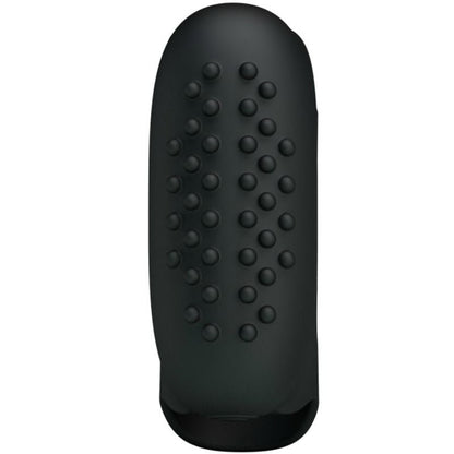Comprar PRETTY LOVE Flirtation Dedal Con Vibración Negro – Textura Suave Con Estimulación Intensificada-Noxtic
