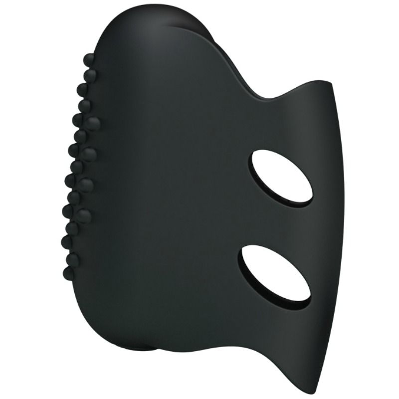 Comprar PRETTY LOVE Flirtation Dedal Con Vibración Negro – Textura Suave Con Estimulación Intensificada-Noxtic
