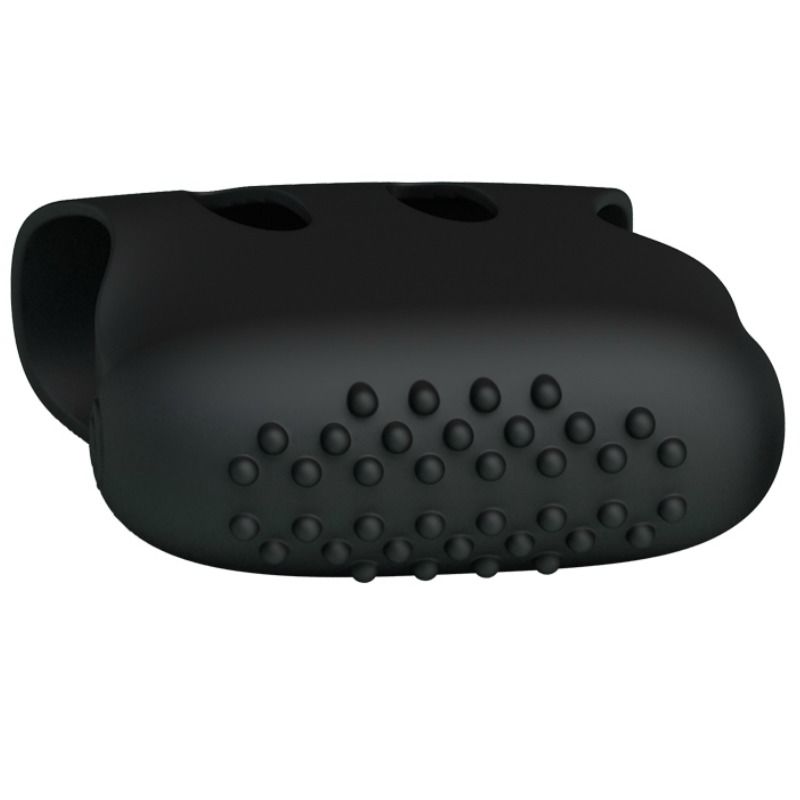 Comprar PRETTY LOVE Flirtation Dedal Con Vibración Negro – Textura Suave Con Estimulación Intensificada-Noxtic
