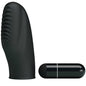 Comprar Pretty Love Flirtation Dedal Con Vibración Stanford Negro – Dedal Texturado De Silicona Para Placer Intenso-Noxtic