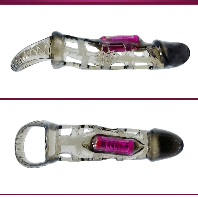 Comprar BAILE Funda Extensora Pene Con Vibración – Aumento De Grosor Y Longitud Para Mayor Placer-Noxtic