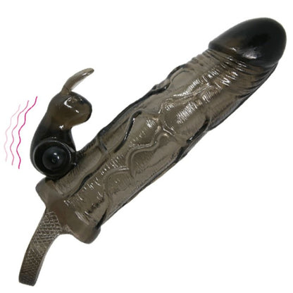 Comprar BAILE Brave Man Funda Realística Negra – Estimulador Con Diseño Detallado Para Mayor Placer-Noxtic