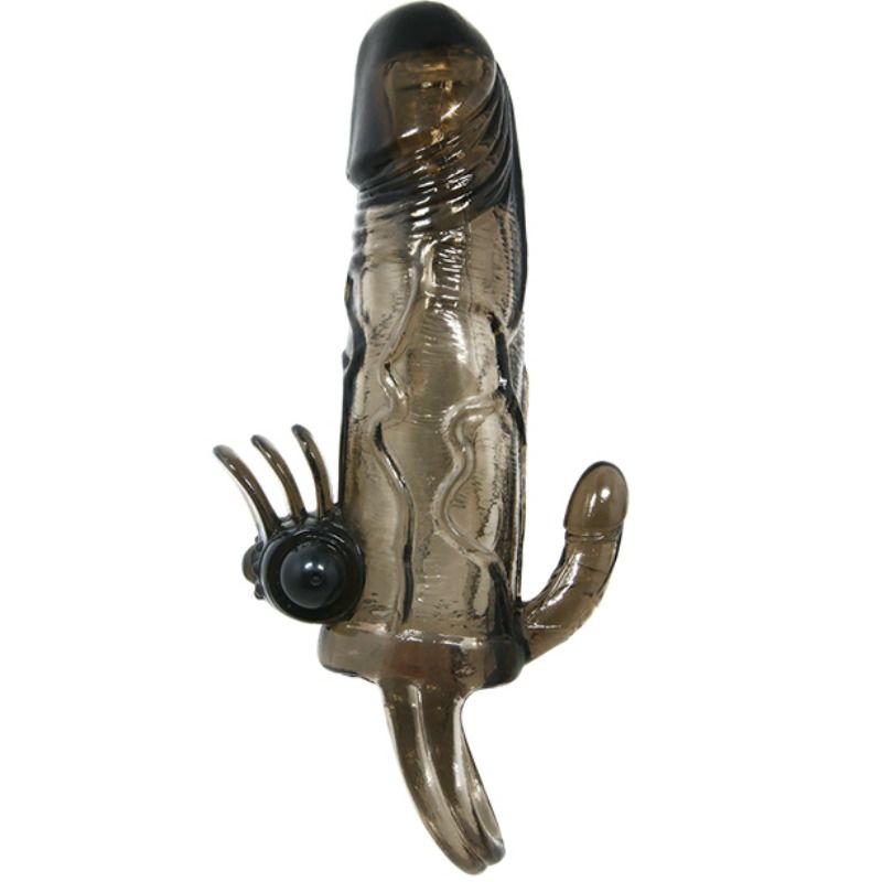 Comprar BAILE Brave Man Funda Vibradora Negra – Estimulación Dual Para Mayor Placer Compartido-Noxtic