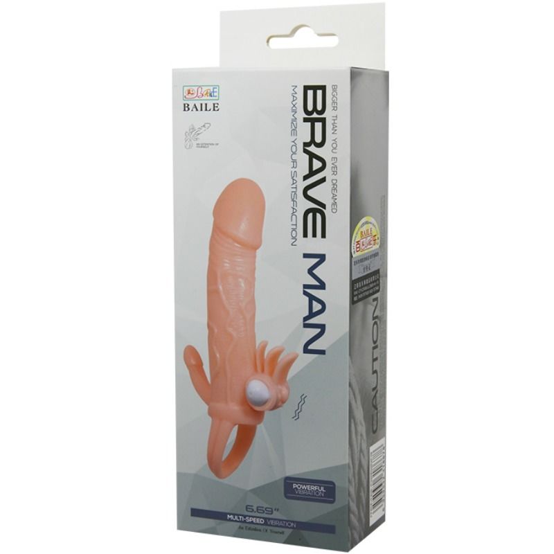 Comprar BAILE Brave Man Funda Vibradora – Estimulación Con Diseño Realista Y Detalles Ergonómicos-Noxtic