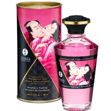 Comprar SHUNGA Aceite Masaje Efecto Calor Sabor Frambuesa 100 ml – Aceite Aromático Para Mejora de Sensaciones-Noxtic