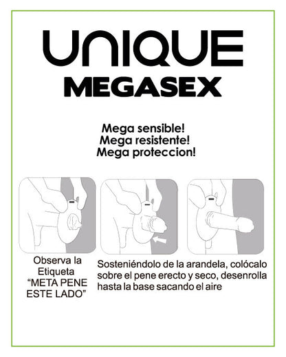 Comprar UNIQ Megasex Preservativos Sensitivos Sin Látex – Placer Sin Límites Para Nuevas Sensaciones-PRESERVATIVOS-Noxtic