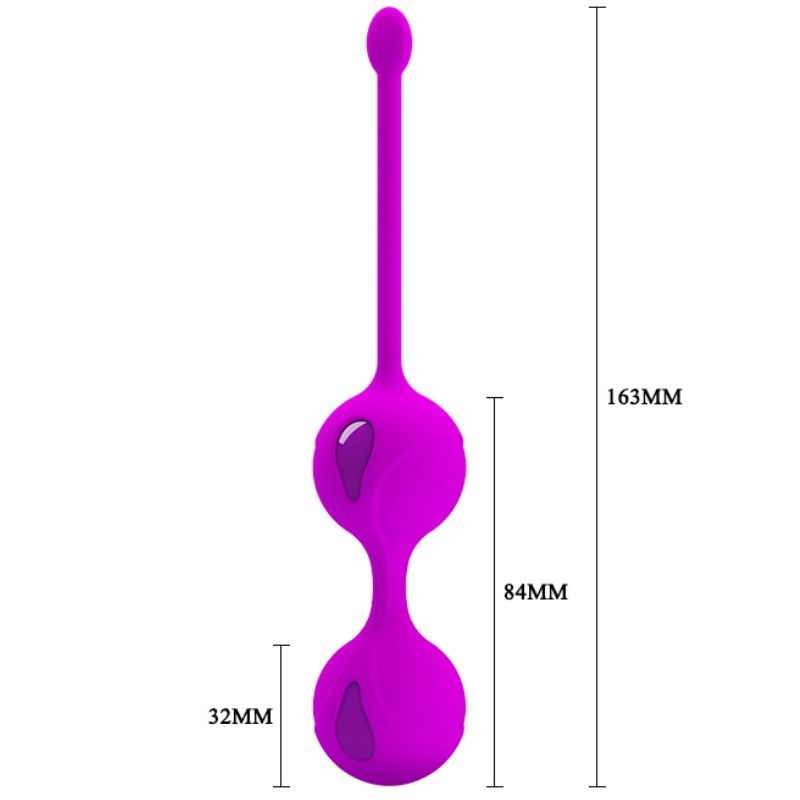 Comprar PRETTY LOVE Kegel Tighten Up II – Bolas De Ejercicio Kegel Con Silicona Premium-Noxtic