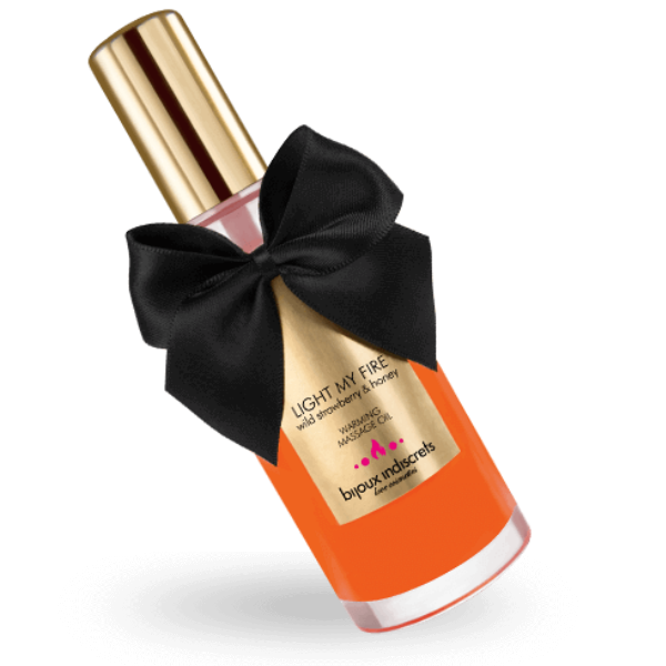 Comprar BIJOUX Aceite Masaje Efecto Calor Aroma Fresa – Aceite Aromático Para Momentos Sensuales Con Efecto Calor-Noxtic