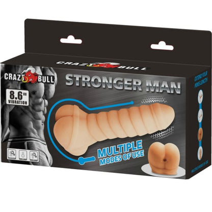 Comprar CRAZY BULL Pene Multifuncional 21.8 Cm – Estimulador Con Vibración Potente Para Placer Máximo-Noxtic