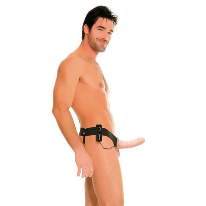 Comprar Fetish Fantasy Series Arnés Hueco Vibrador Natural 14cm – Diseño Innovador Para Experiencias Compartidas-Noxtic