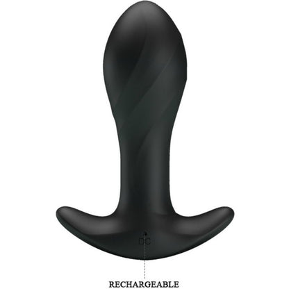 Comprar PRETTY LOVE Vibrador Anal Negro – Diseño Elegante Para Exploración Sensual-Noxtic