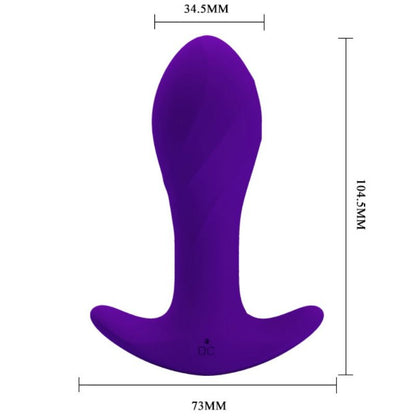 Comprar PRETTY LOVE Vibrador Anal Lila – Juguete Erótico Con 12 Funciones De Vibración Potente-Noxtic