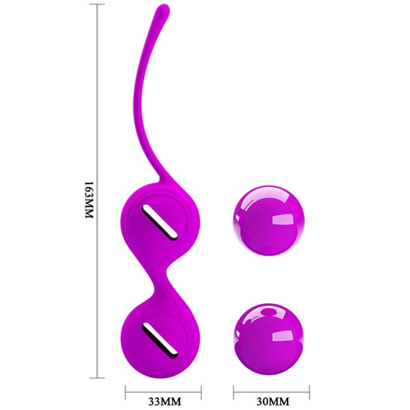 Comprar Pretty Love Bolas Kegel Lila – Estimulador Sensorial Para Fortalecer Músculos Vaginales-Noxtic