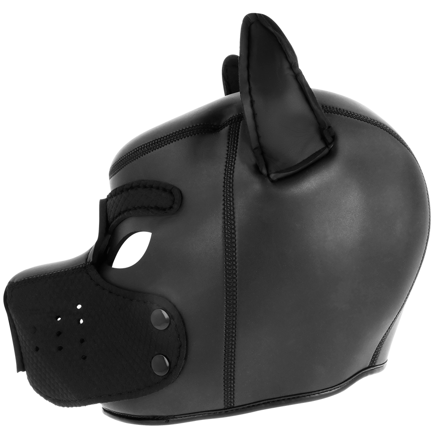 Comprar DARKNESS Máscara Perro Neopreno Con Hocico Extraíble M – Diseño Confortable Para Experiencias Fetish-Noxtic