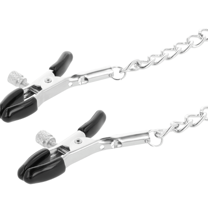 Comprar DARKNESS Collar Con Pinzas Para Pezones Negro – Diseño Elegante Para Estimulación Sensorial-Noxtic