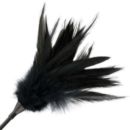 Comprar DARKNESS Fusta Con Pluma Negra – Juguete Erótico Doble Cara Para Estimulación Sensitiva-Noxtic