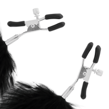 Comprar DARKNESS Pinzas Para Pezones Con Pompones – Estimulación Sensorial Ajustable Para Él Y Ella-Noxtic