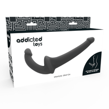ADDICTED TOYS - DILDO CON ARNÉS SIN SUJECIÓN NEGRO-ADDICTED TOYS-Noxtic