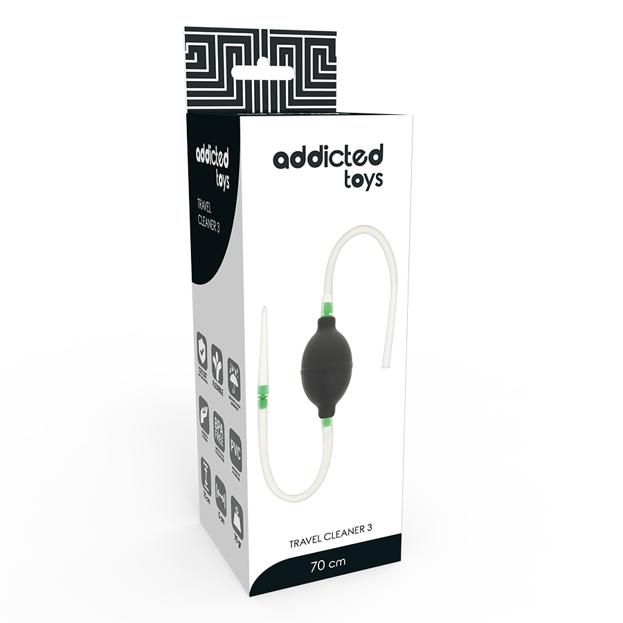 Comprar ADDICTED TOYS Kit Enema Negro – Diseño Innovador Para Una Limpieza Efectiva-Noxtic
