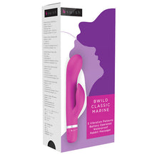 Comprar B SWISH Bwild Classic Marine Rabbit Vibrator Cerise – Vibrador De Silicona Médica Con Diseño Ergonómico-Noxtic