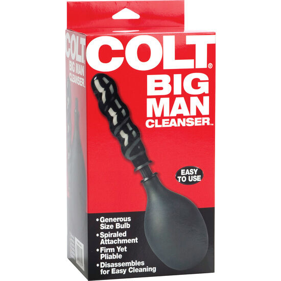 Comprar CALEXOTICS Colt Limpiador Anal Douche Negro – Sistema De Limpieza Con Doble Boquilla Para Uso Versátil-Noxtic