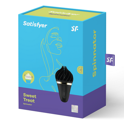 Comprar Satisfyer Sweet Treat Spinnator Negro – Vibrador Recargable Con Diseño Elegante Y Sensaciones Únicas-Noxtic