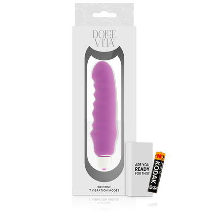 Comprar DOLCE VITA Genius Vibrador Silicona Lila – Vibrador Clásico Con Diseño Ergonómico Para Bienestar Sensorial-Noxtic