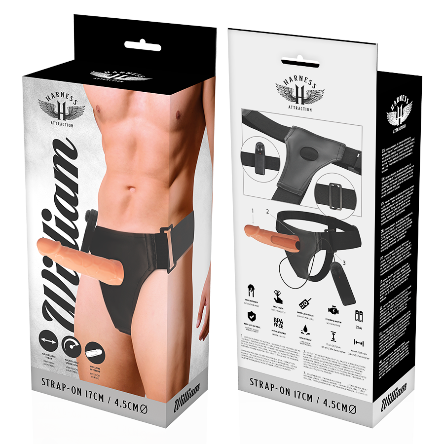 Comprar Harness Attraction Arnés Hueco William – Juguete Erótico Con Vibrador Para Mayor Placer Compartido-Noxtic