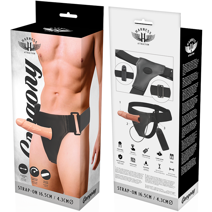 Comprar Harness Attraction Arnés Hueco Gregory Con Vibrador – Diseño Innovador Para Placer Intenso-Noxtic