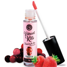 Comprar Secretplay Lip Gloss Vibrant Kiss Chicle De Fresa – Brillo Labial Con Vibración Para Besos Únicos-Noxtic