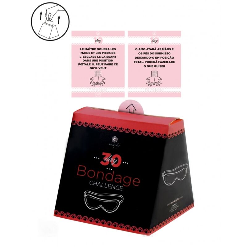 Comprar SECRETPLAY Reto 30 Días De Bondage – Kit De Exploración Para Aventura Sensual Con Su Pareja-Noxtic