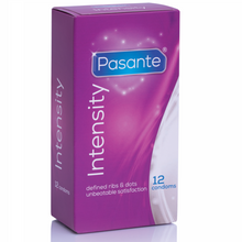 Comprar PASANTE Puntos Y Estrías Intensity 12 Unidades – Condones Con Textura Única Para Mayor Conexión Sensual-PRESERVATIVOS-Noxtic