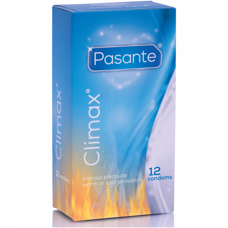 Comprar PASANTE Climax 6 Efecto Calor Y 6 Efecto Frío – Condones Innovadores Para Sensaciones Únicas-PRESERVATIVOS-Noxtic