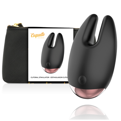 Comprar Coquette Chic Desire Negro Gold – Estimulador Recargable Con Diseño Elegante y Funcional-Noxtic