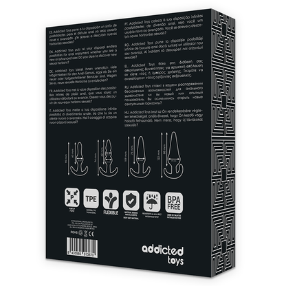 Comprar ADDICTED TOYS Set 4 Plugs Anales – Diseño Exclusivo Para Explorar Placer Con Confianza-Noxtic