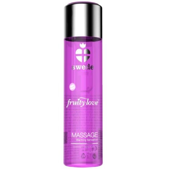 Comprar SWEDE Fruity Love Aceite Efecto Calor Frambuesa y Ruibarbo 60 ML – Aceite de Masaje Suave Para Conexiones Sensuales-Noxtic