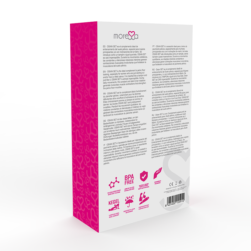 Comprar Moressa Osian Set Premium Silicona Rosa – Bolas Chinas Hipoalergénicas Con Tacto Suave Para Placer Intimo-Noxtic